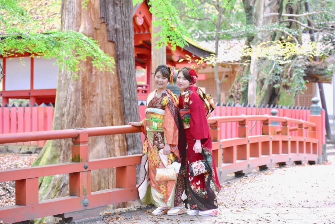 奈良での成人式前撮り写真