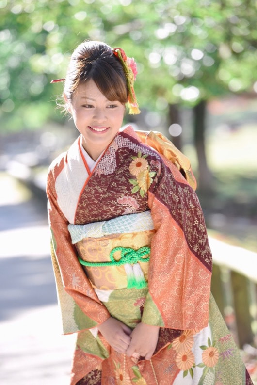 奈良での成人式前撮り写真