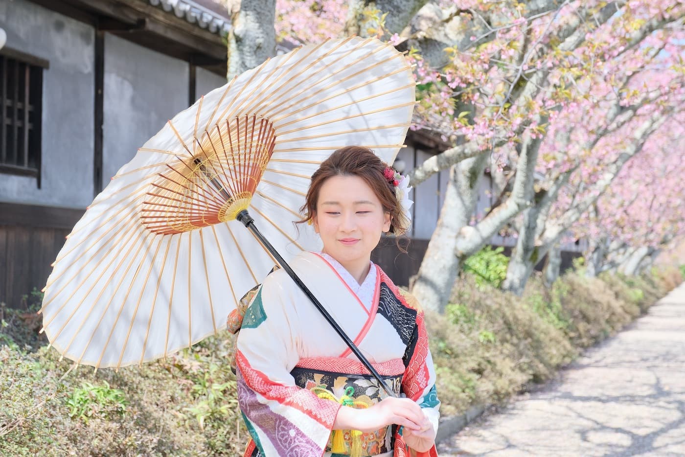 奈良での成人式前撮り写真