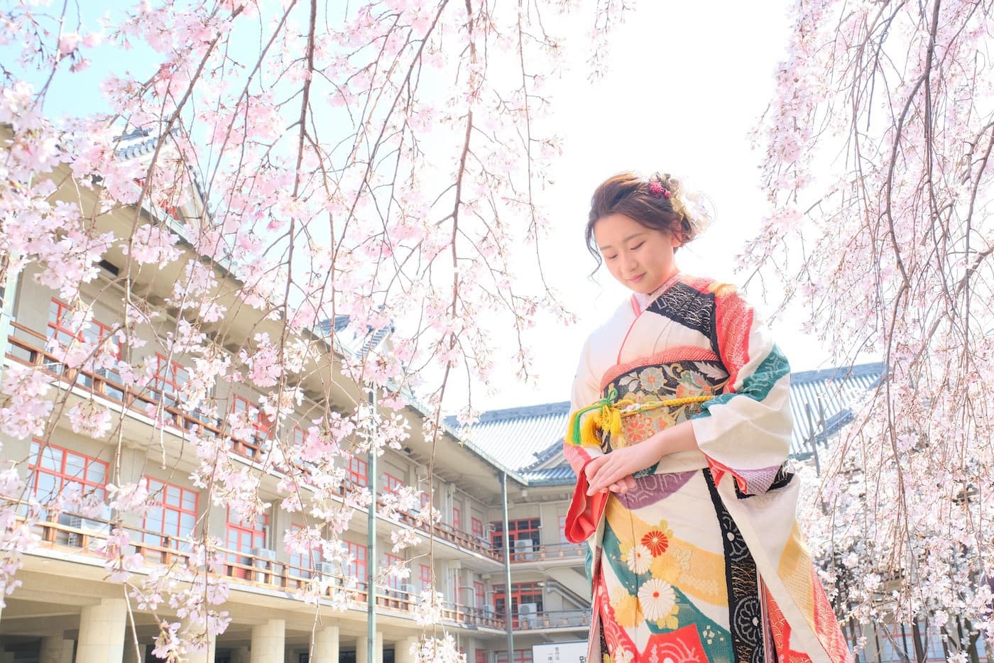 奈良での成人式前撮り写真