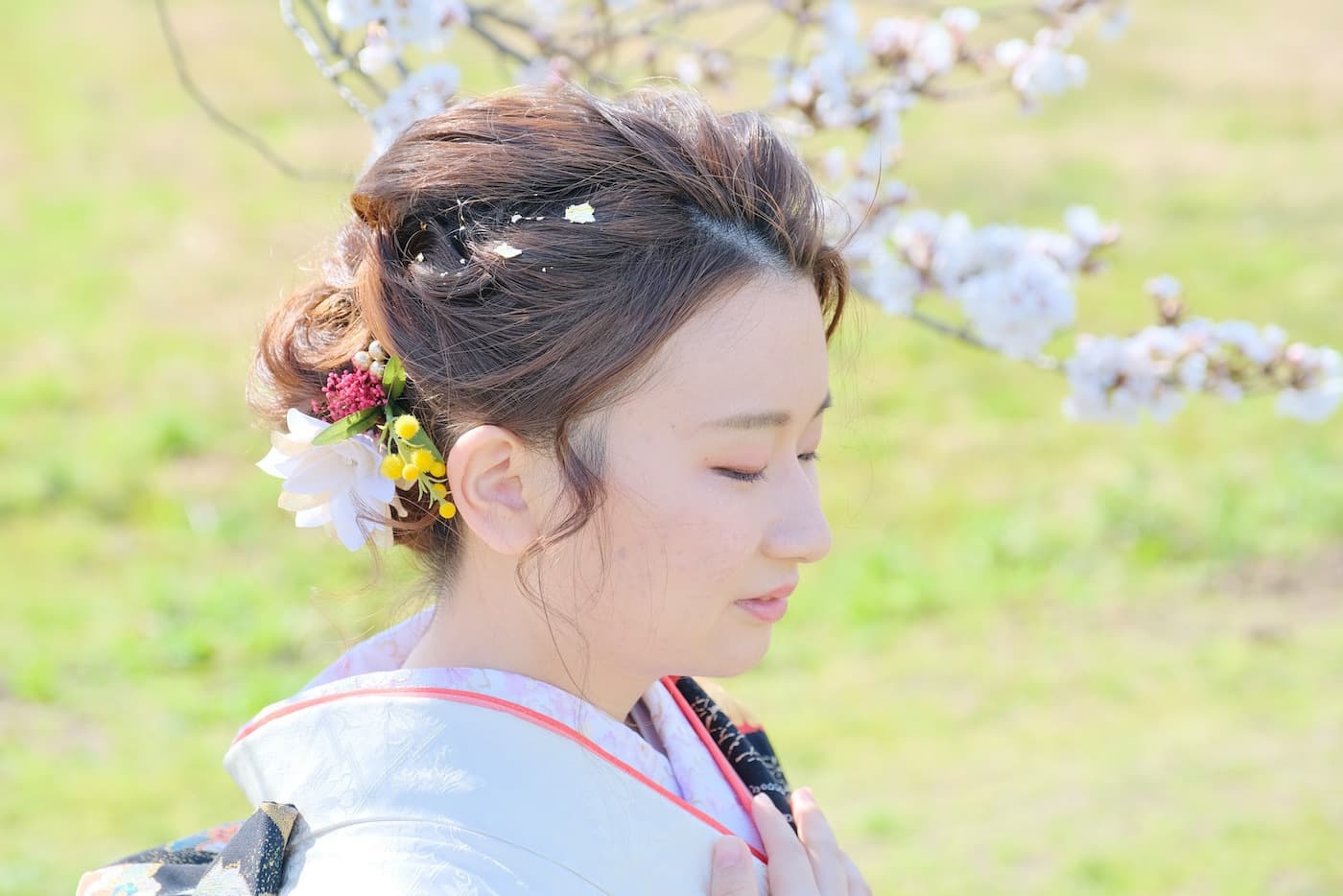 奈良での成人式前撮り写真