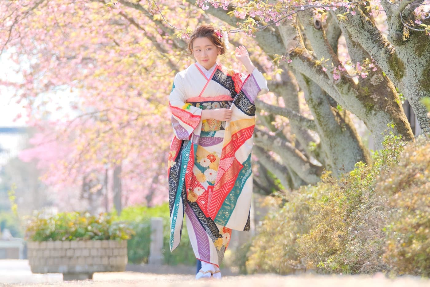 奈良での成人式前撮り写真