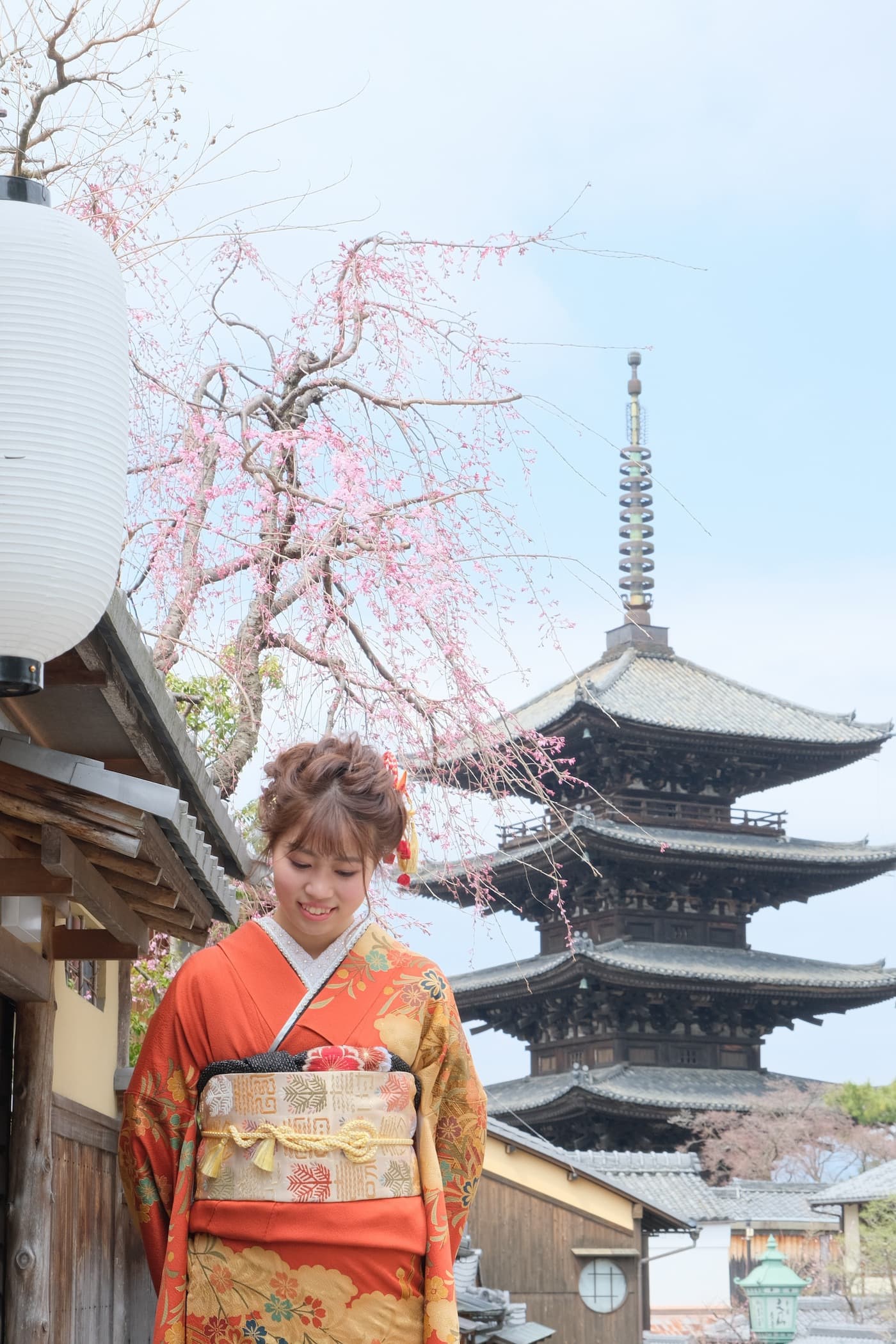 京都での成人式前撮り写真