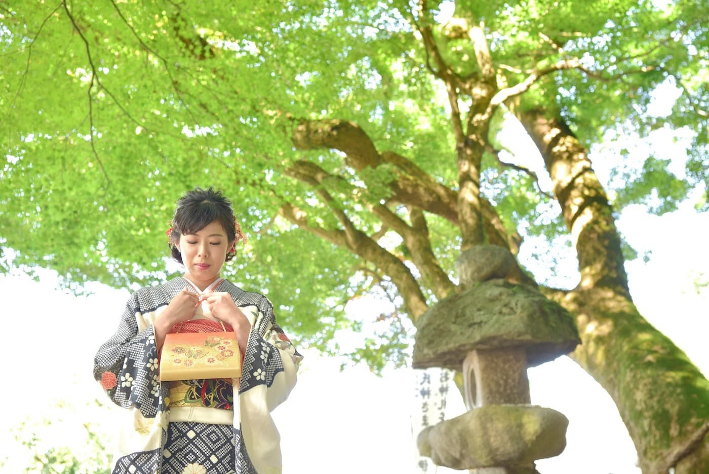 大阪での成人式前撮り写真