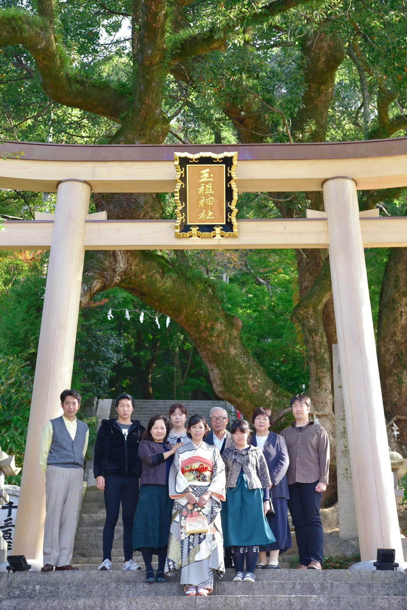 大阪での成人式前撮り写真