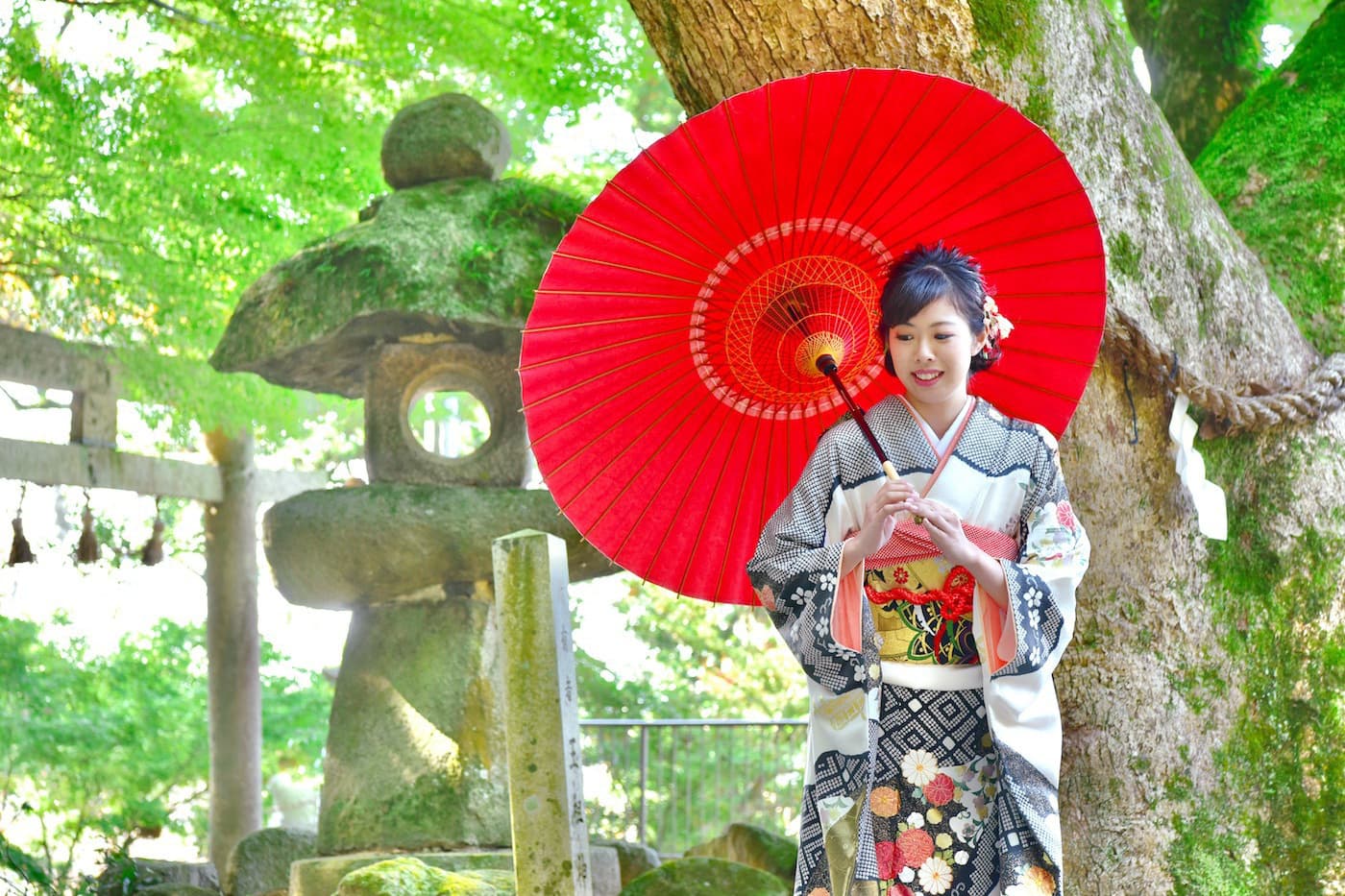 大阪での成人式前撮り写真