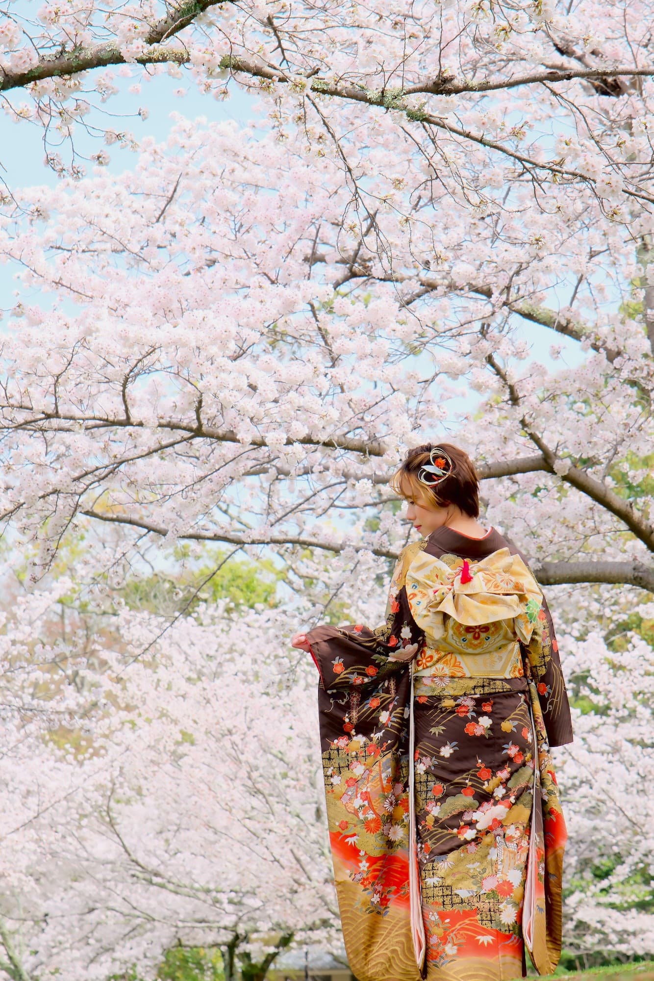 奈良での成人式前撮り写真