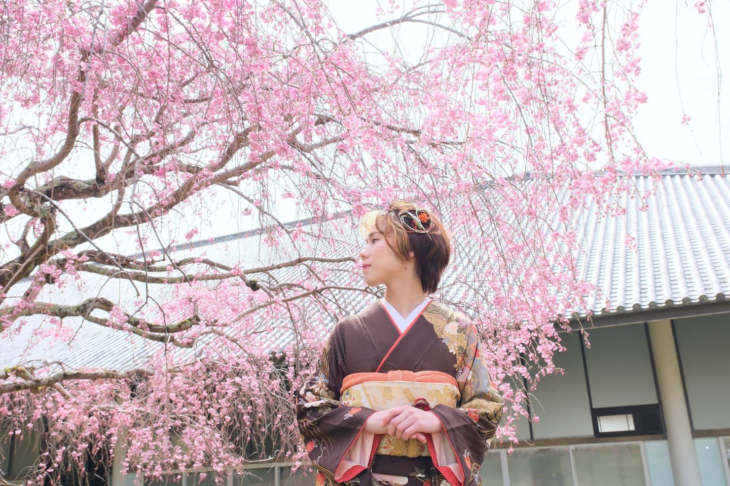 奈良での成人式前撮り写真
