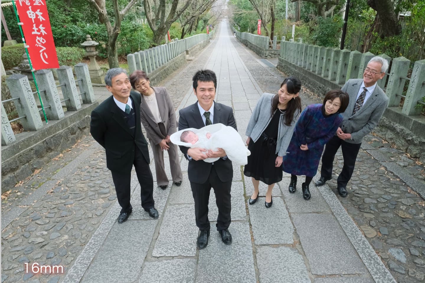 広角レンズの記念写真