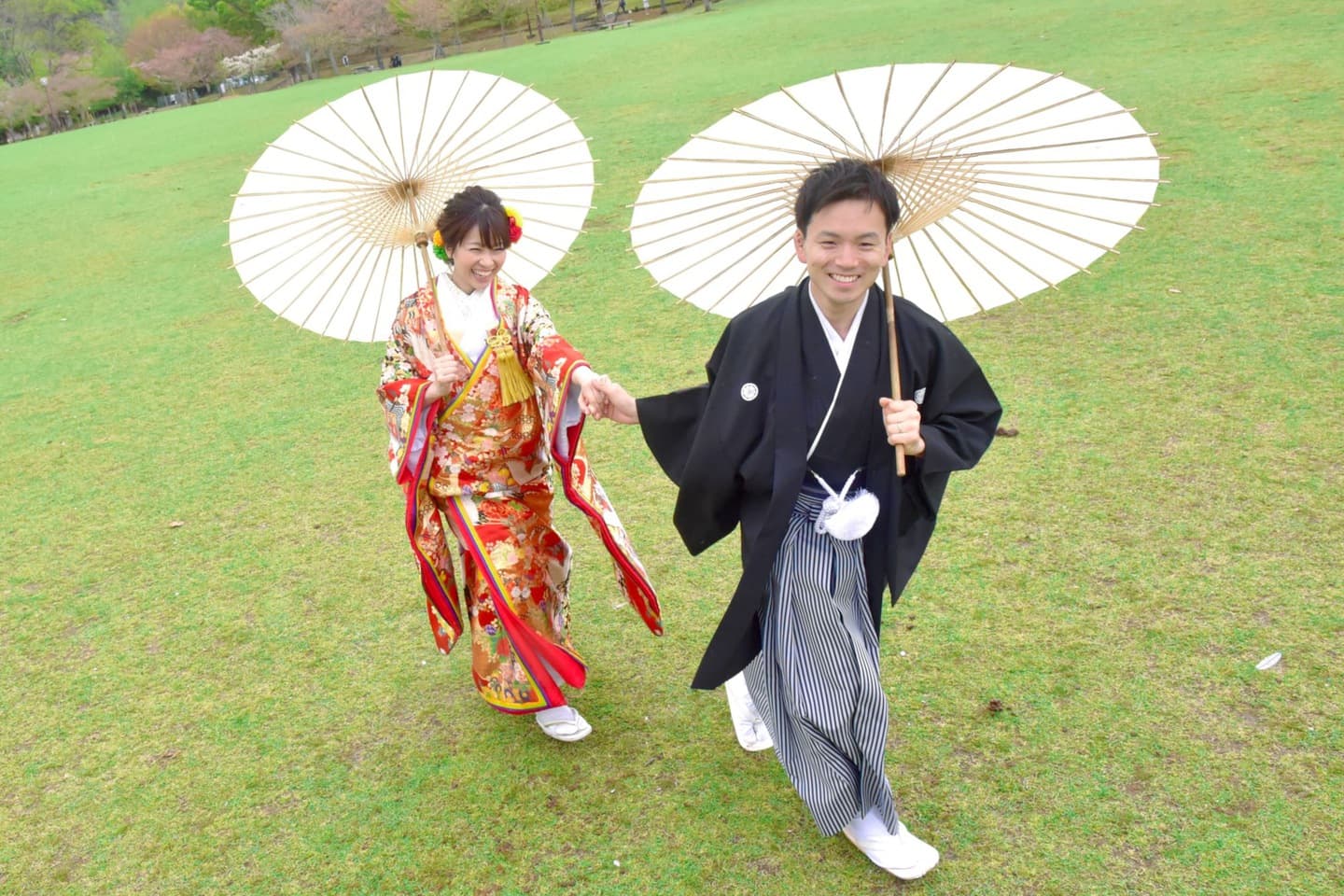 広角レンズの記念写真