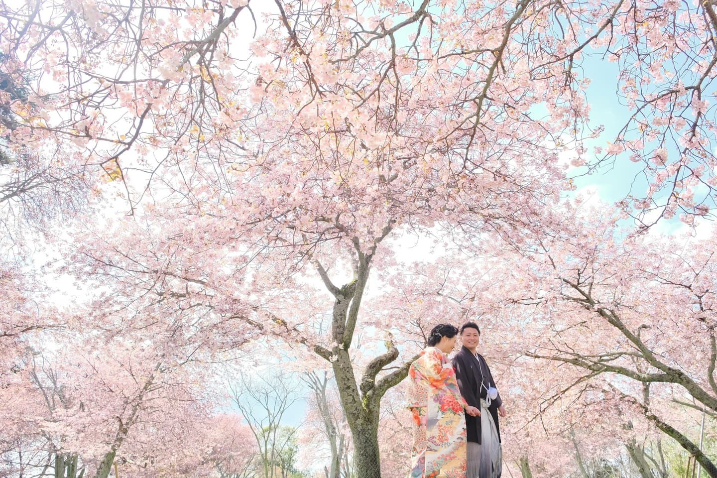 広角レンズの記念写真