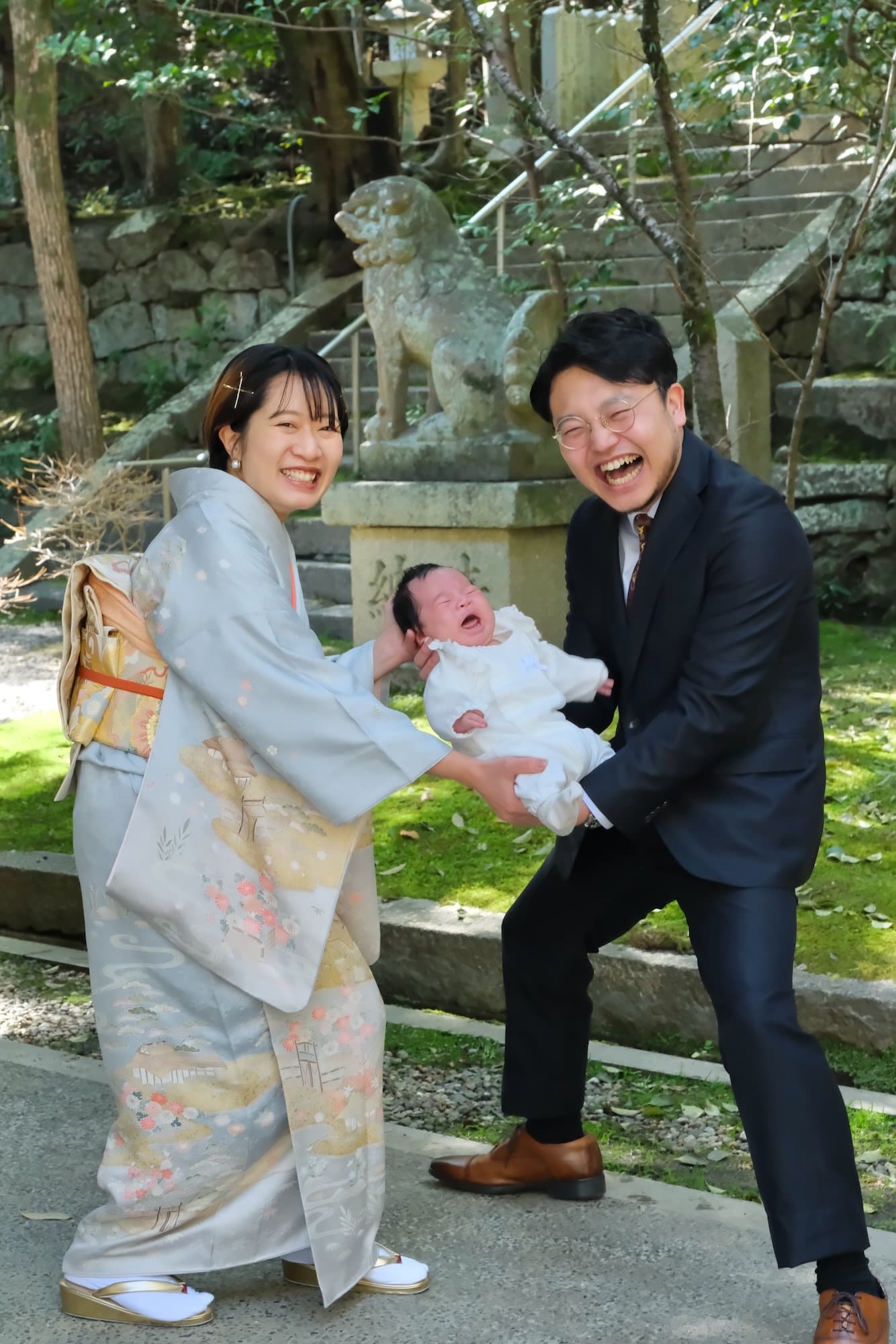 広角レンズの記念写真