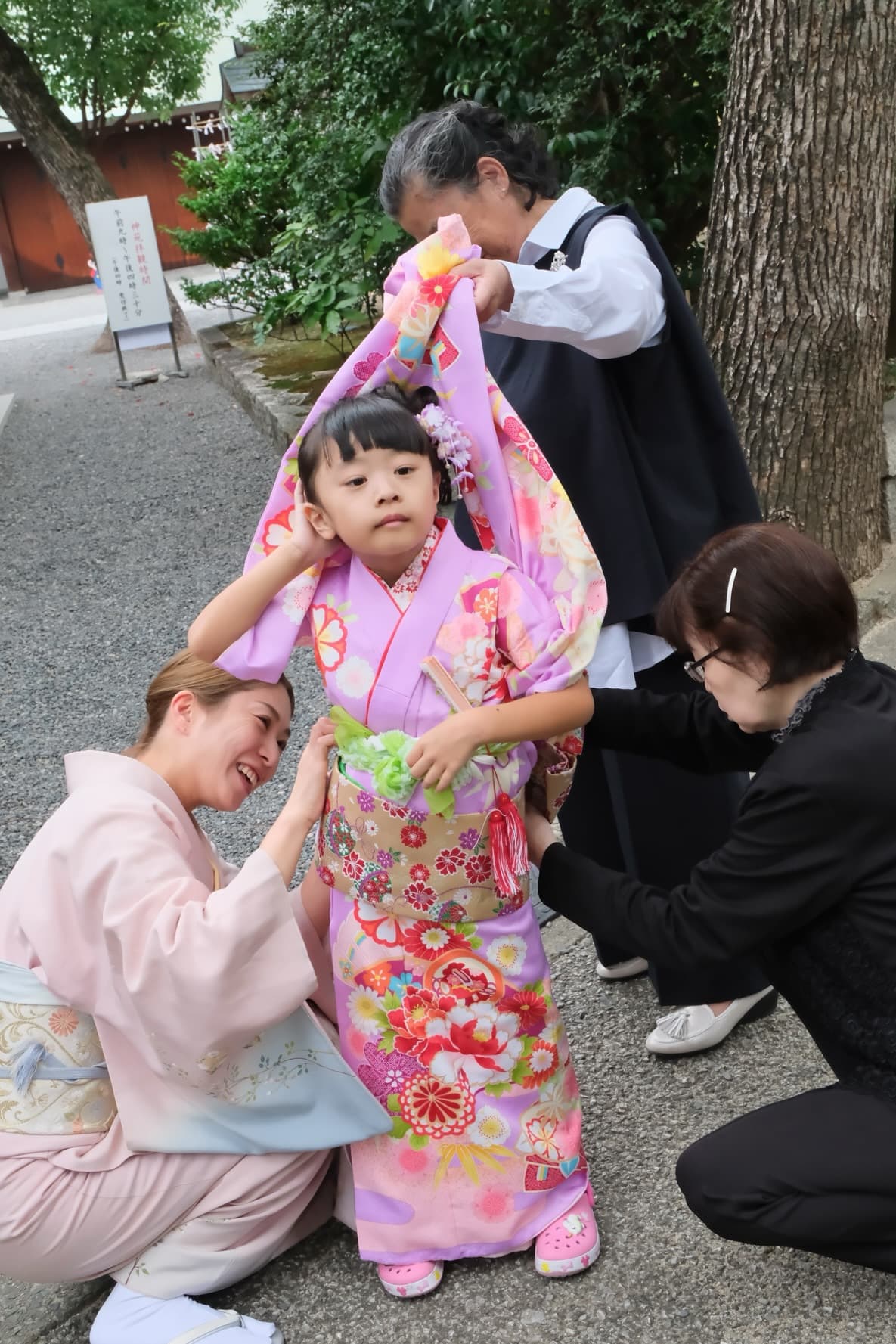 広角レンズの記念写真