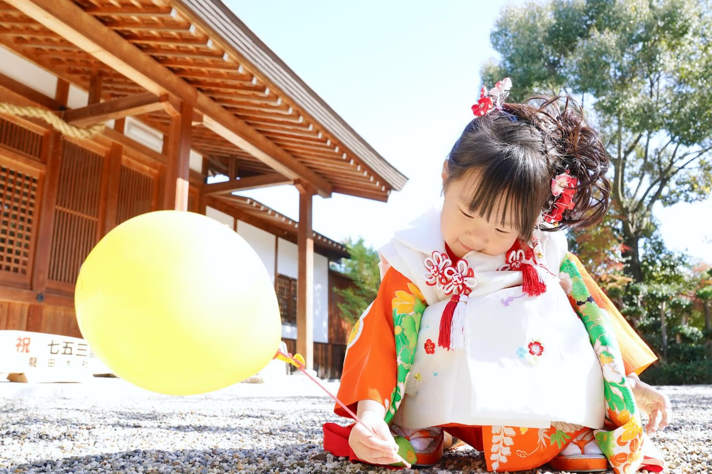 広角レンズの記念写真
