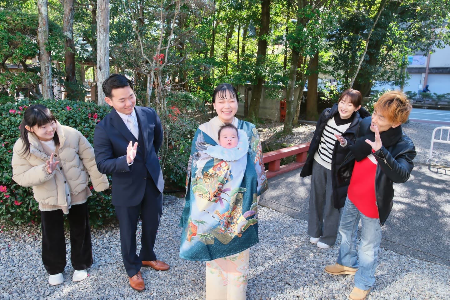 広角レンズの記念写真