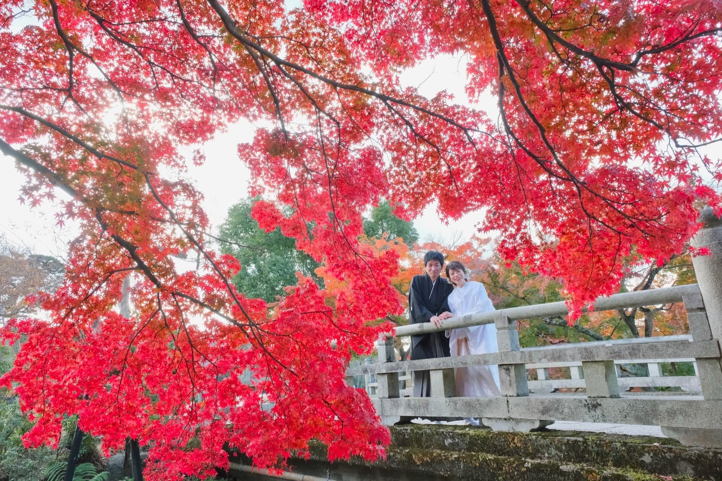 広角レンズの記念写真