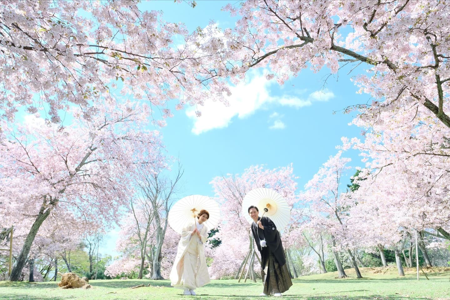 広角レンズの記念写真