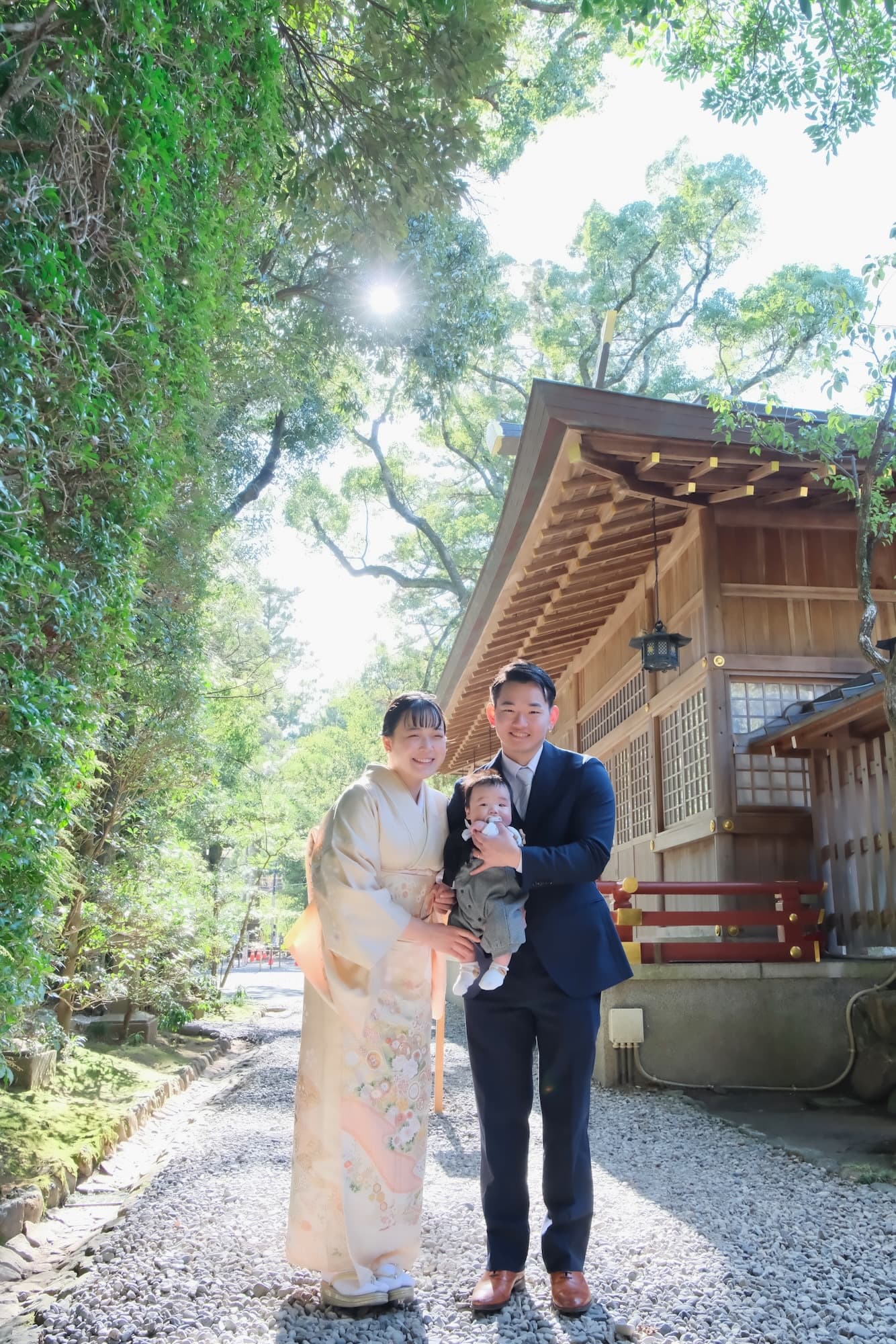 広角レンズの記念写真