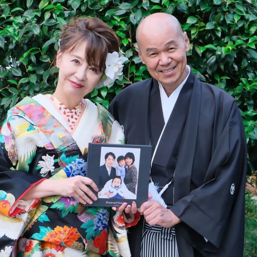 再婚で神社でのフォトウエディングの花嫁
