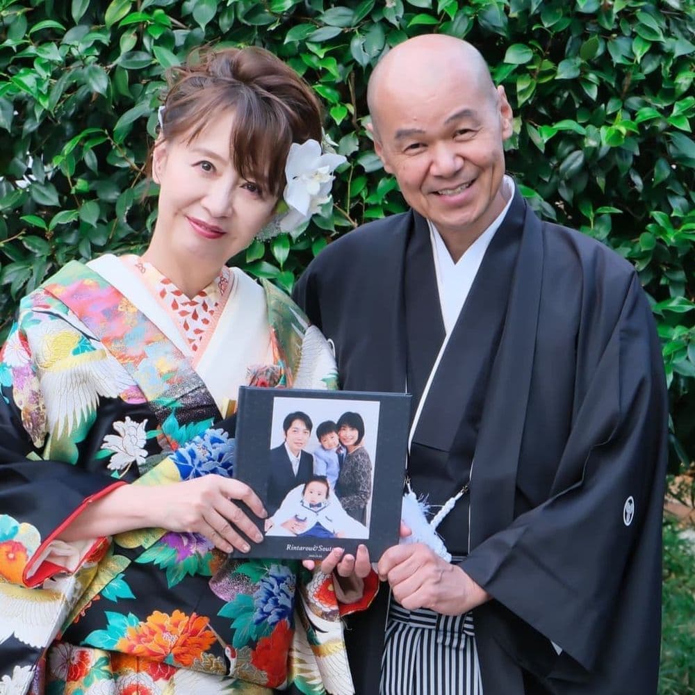 再婚で神社でのフォトウエディングの花嫁