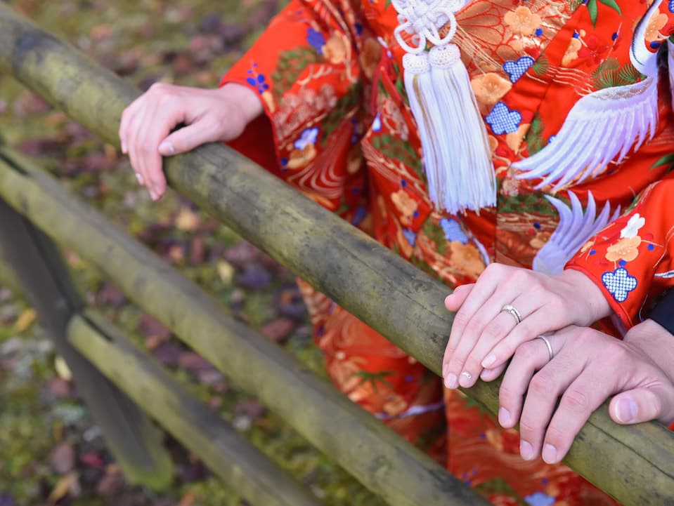 結婚式の前撮り写真