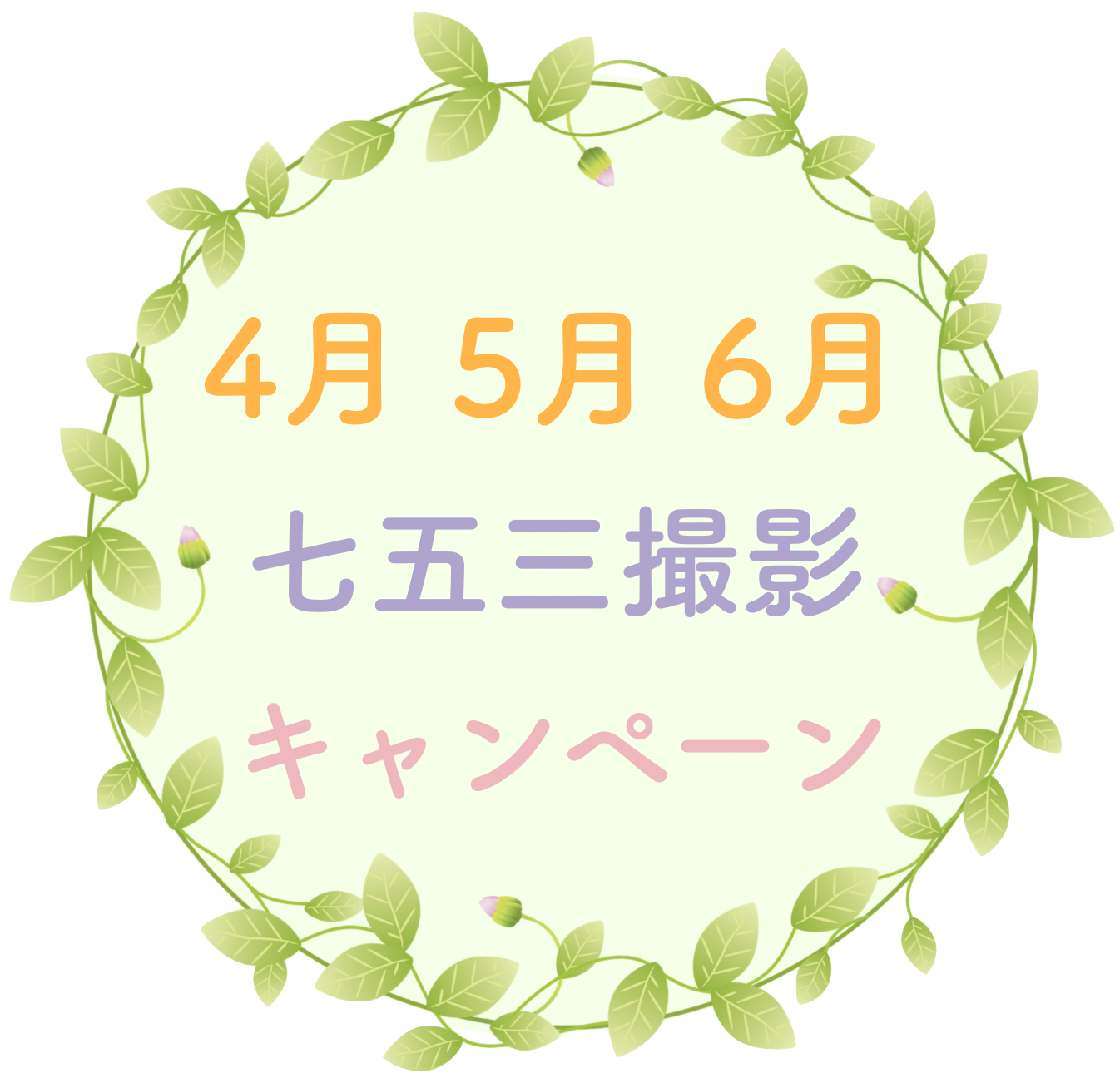 七五三写真撮影キャンペーン