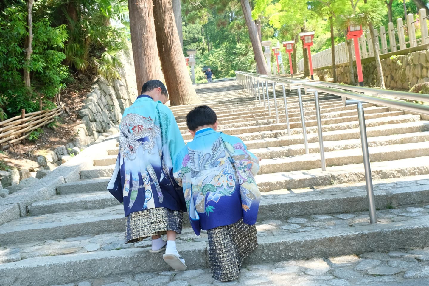 吉田神社で七五三の着物