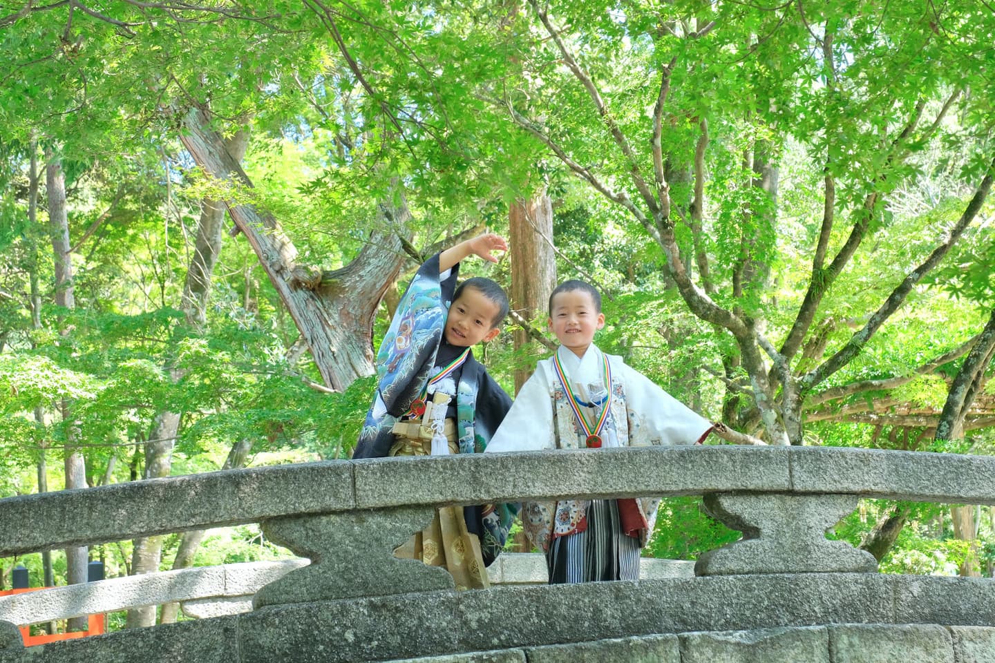 奈良で春の七五三の前撮り写真