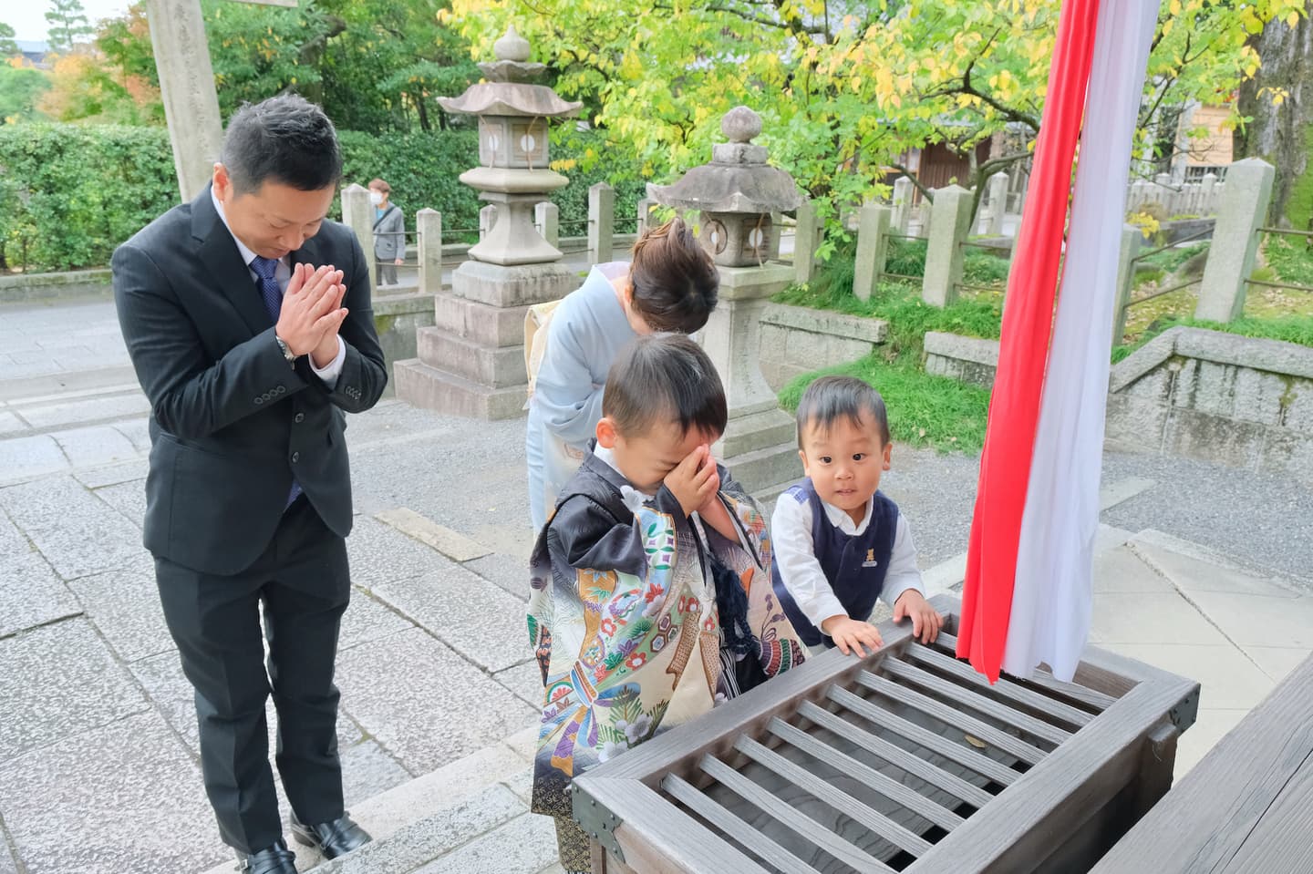 城南宮で七五三の写真