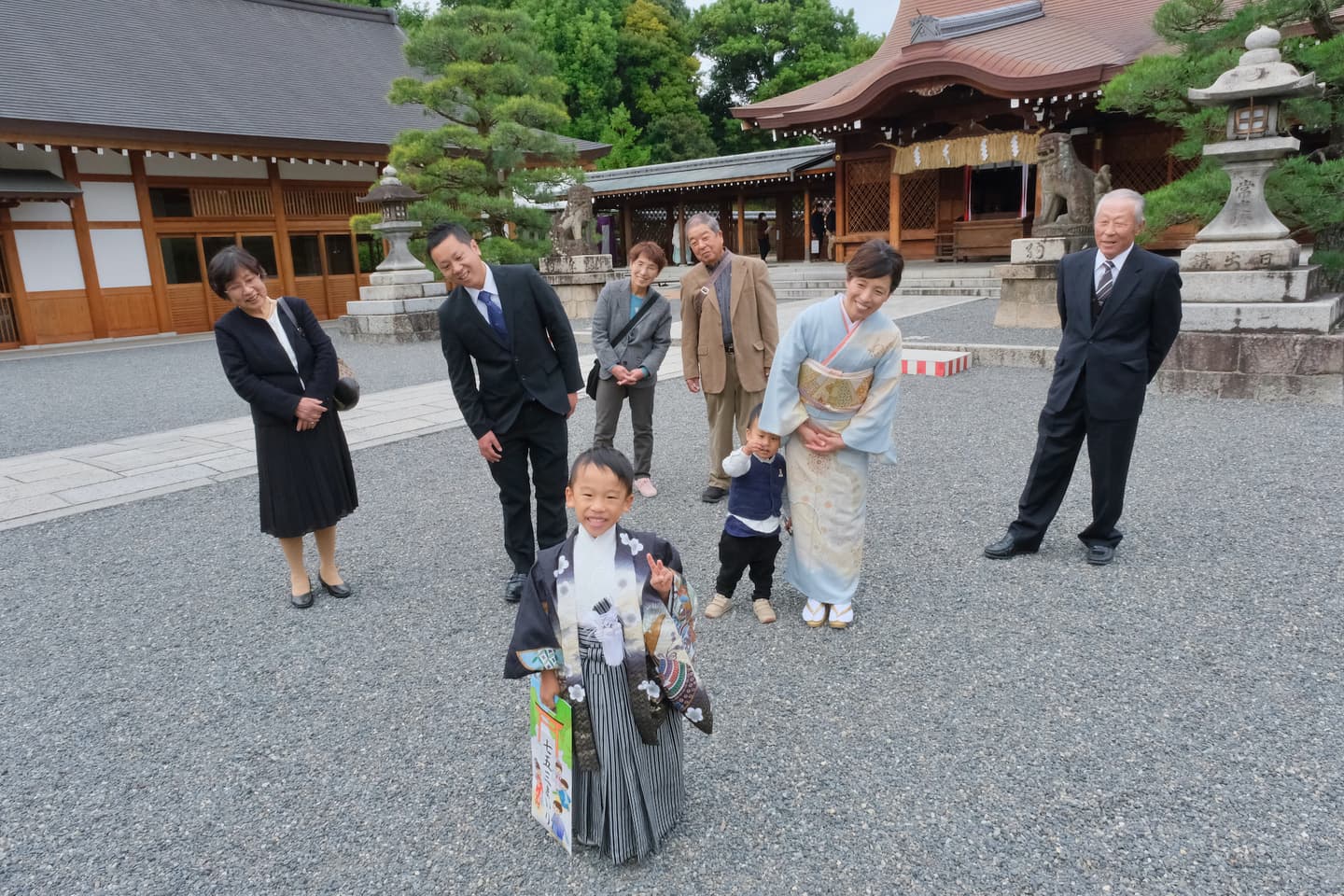 城南宮で七五三の写真