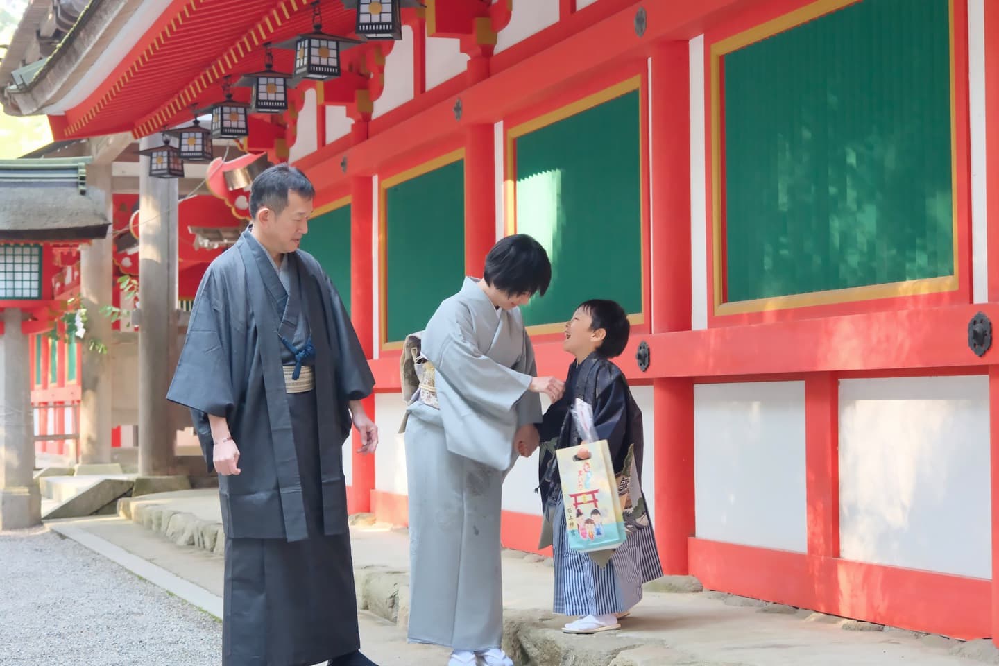 石上神宮で七五三の着物