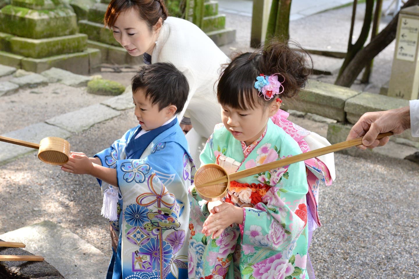 石上神宮で七五三の着物