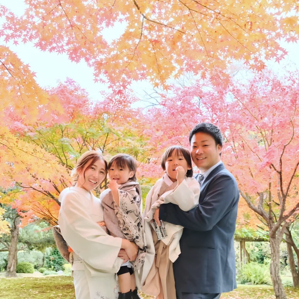 城南宮での七五三の写真