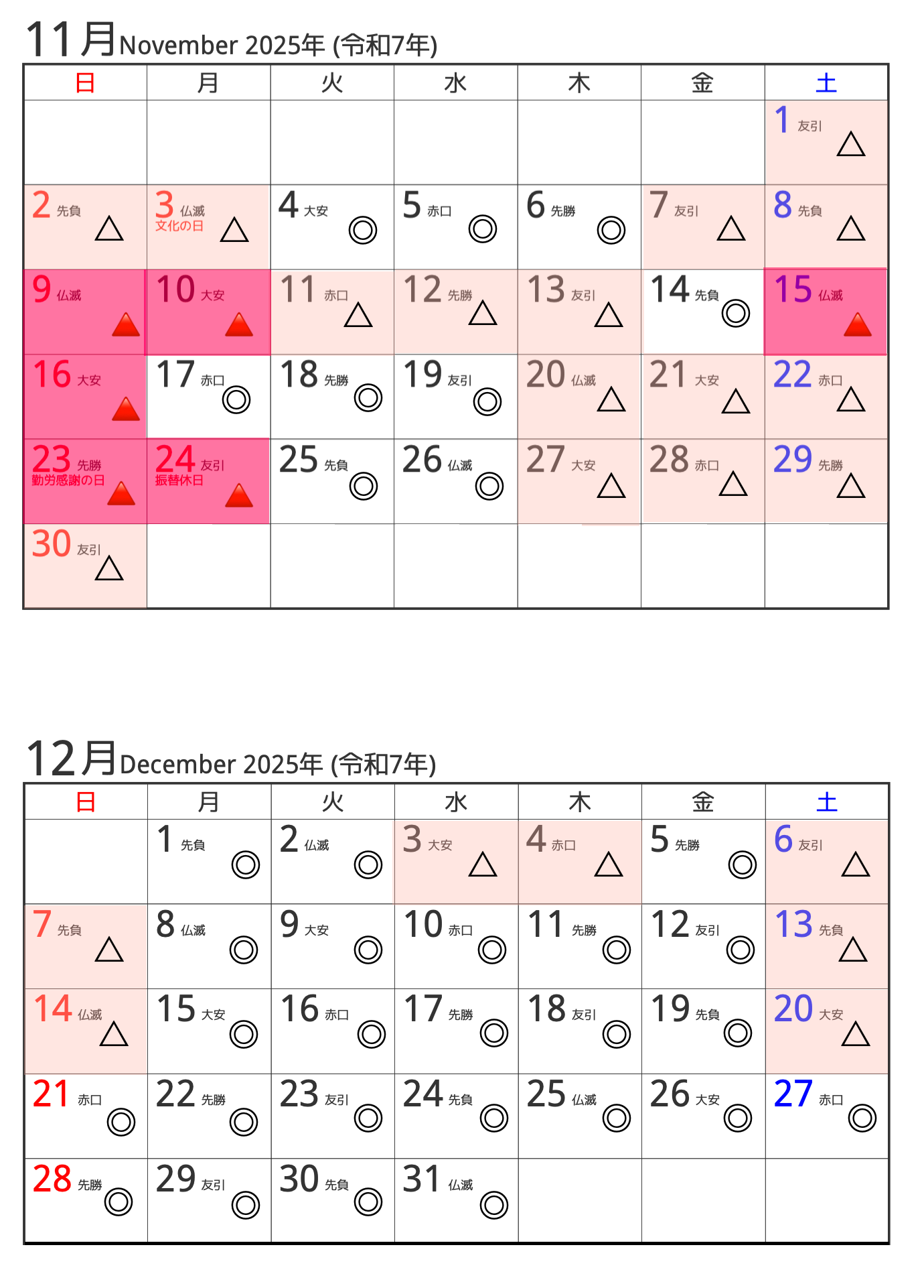空き状況