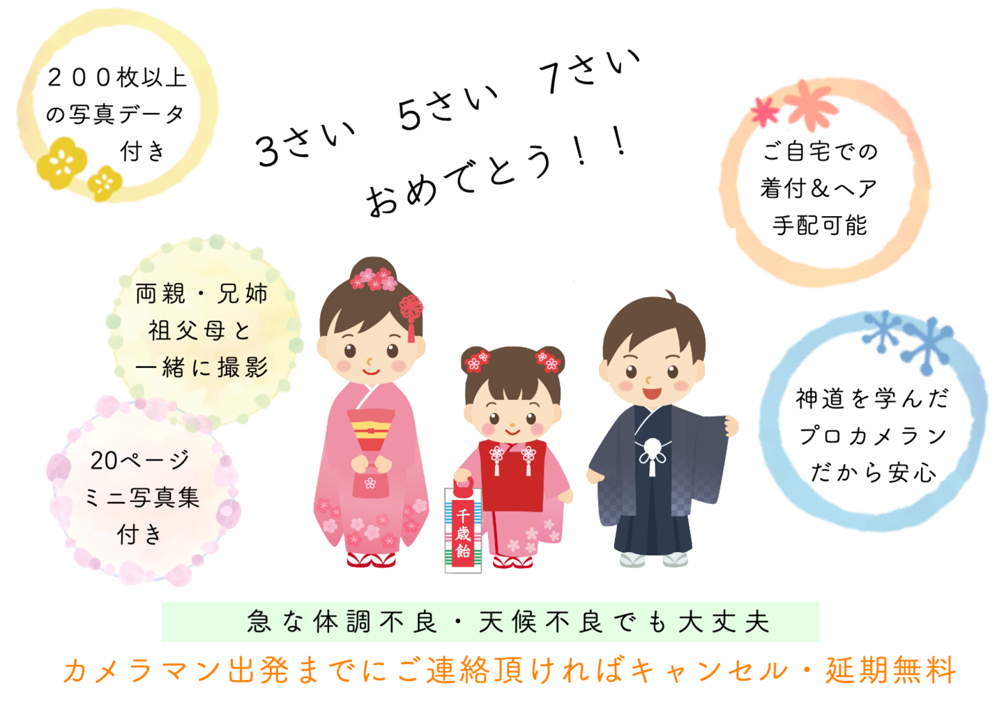 七五三の案内