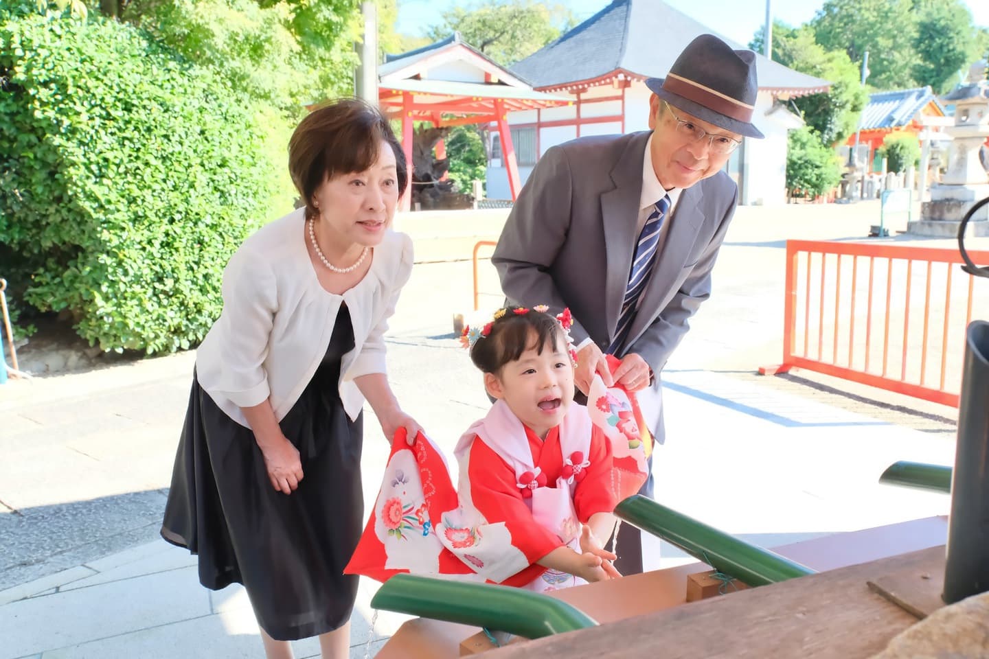 多治速比売神社での七五三の写真