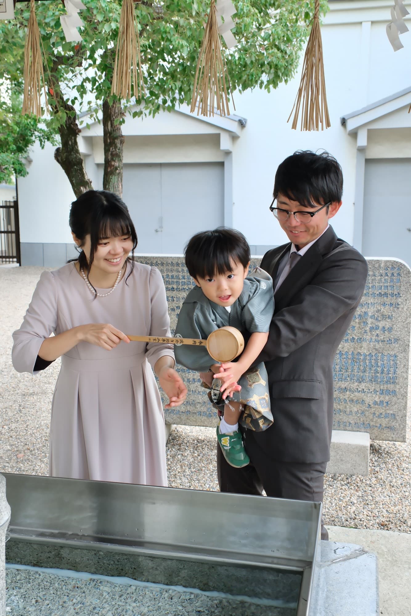 三社神社で七五三参り