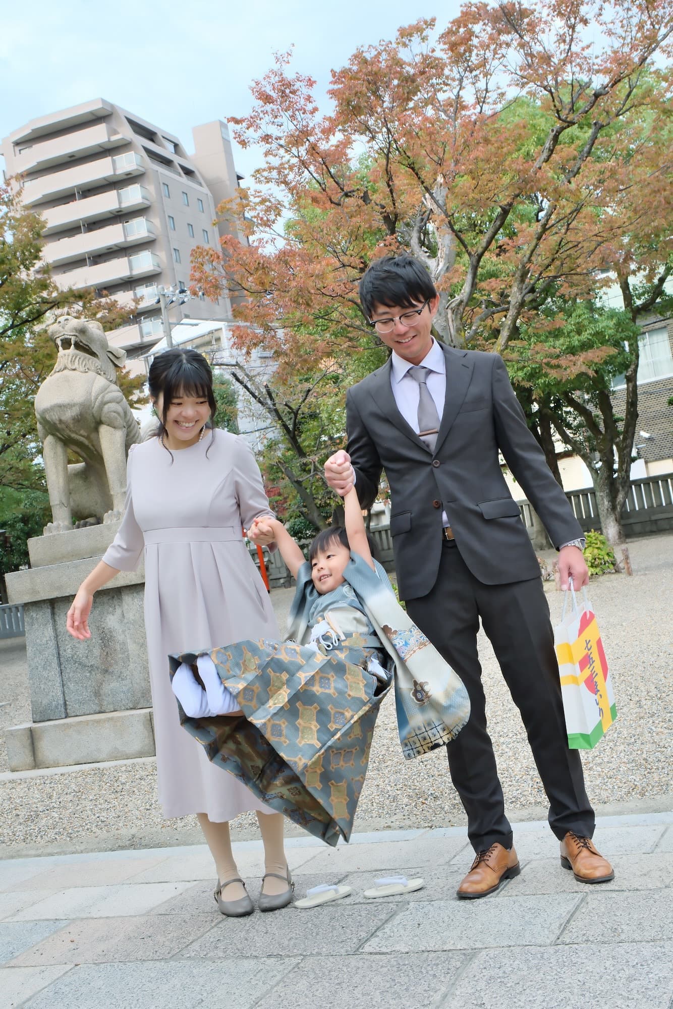 三社神社で七五三参り