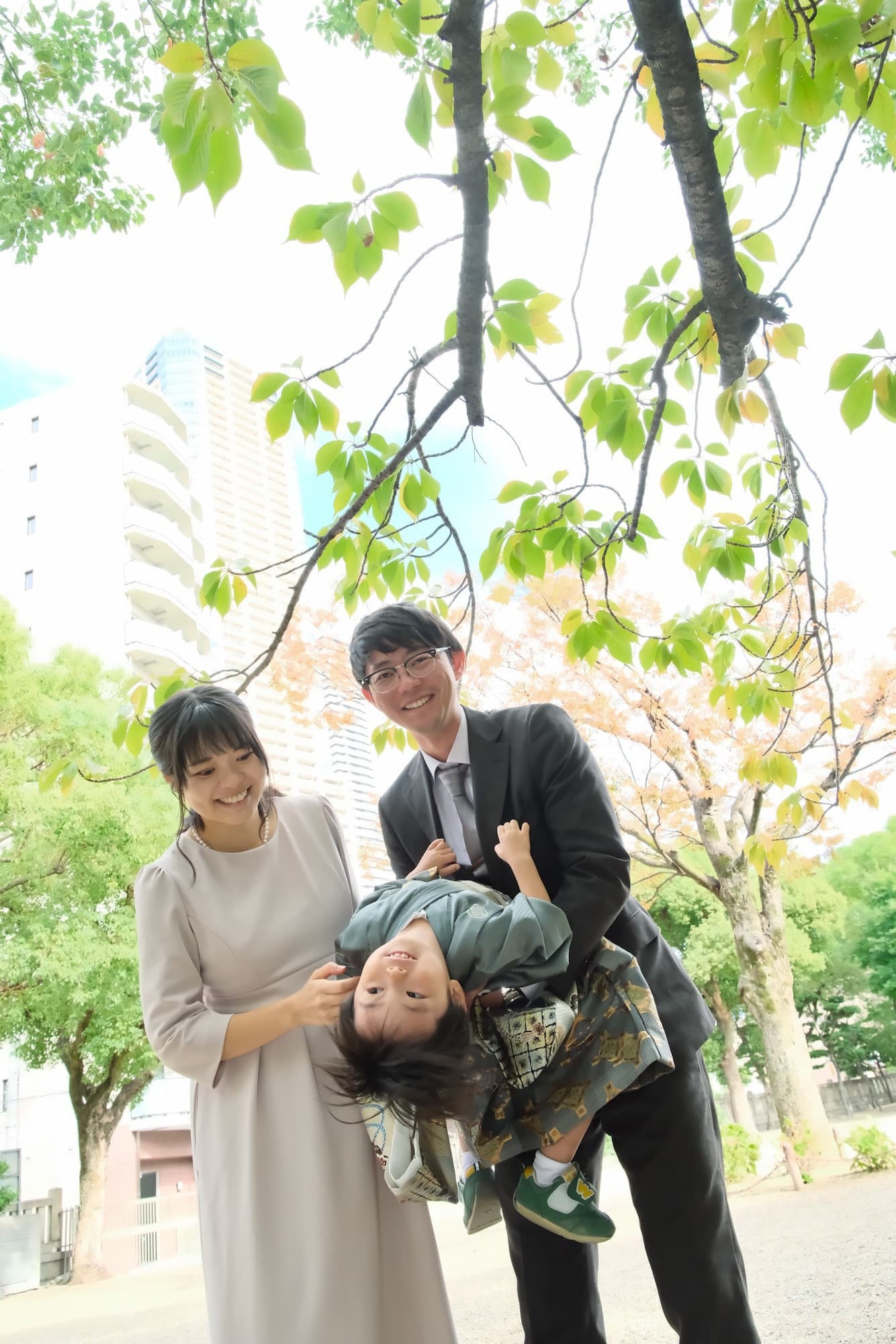 三社神社で七五三参り