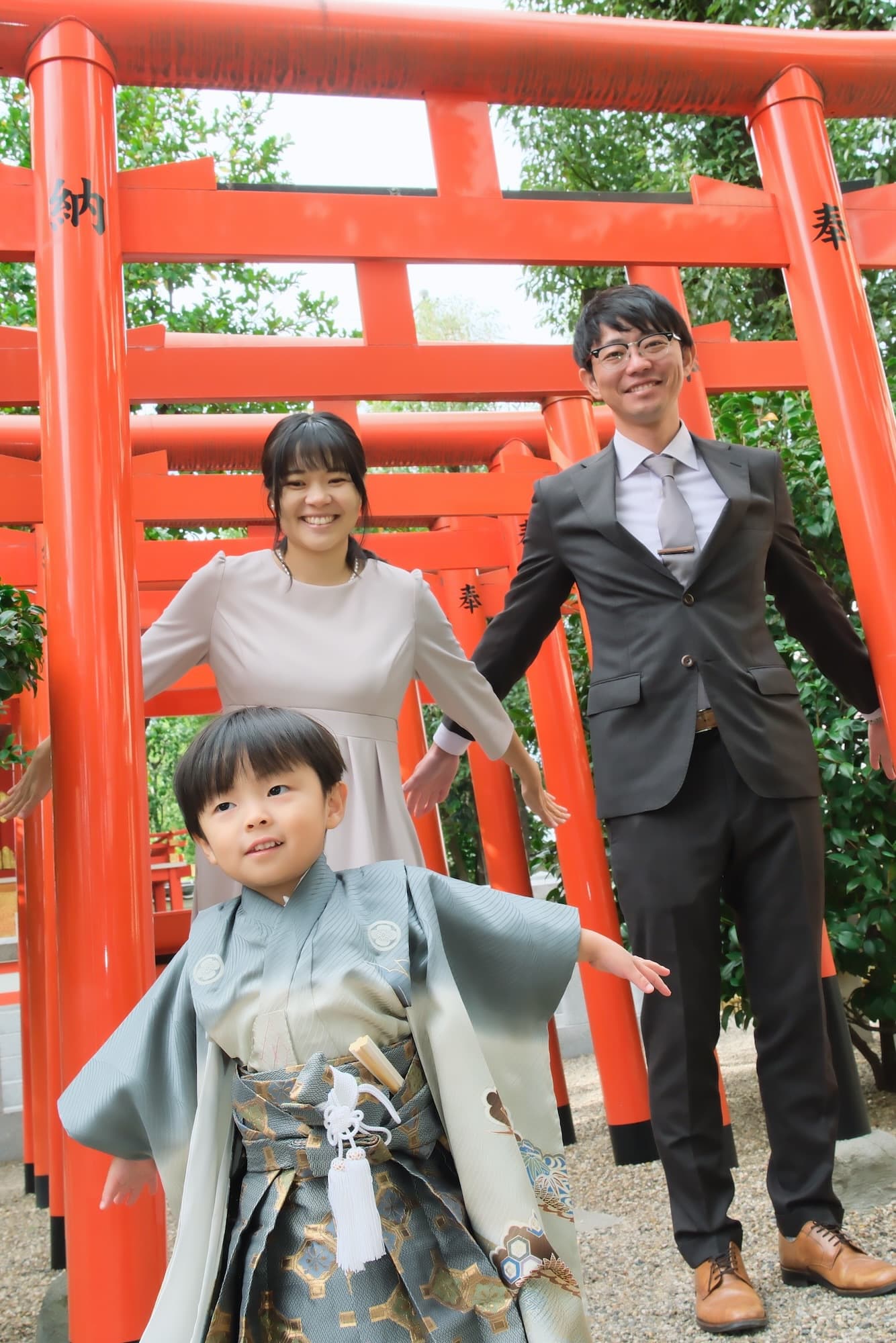 三社神社で七五三参り