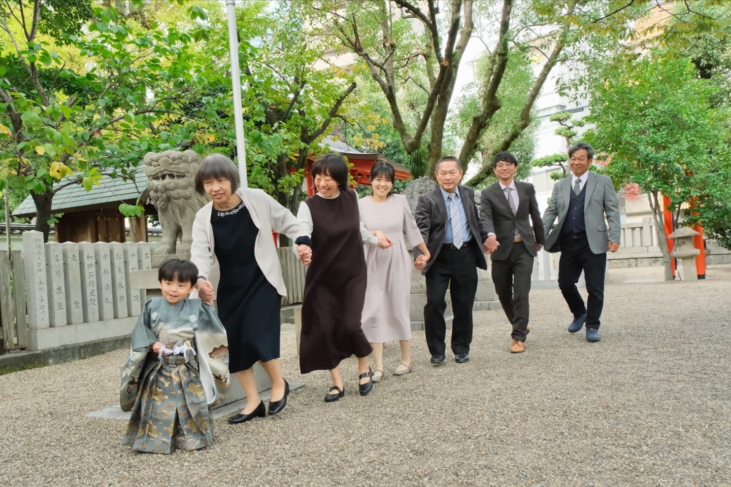 三社神社で七五三参り