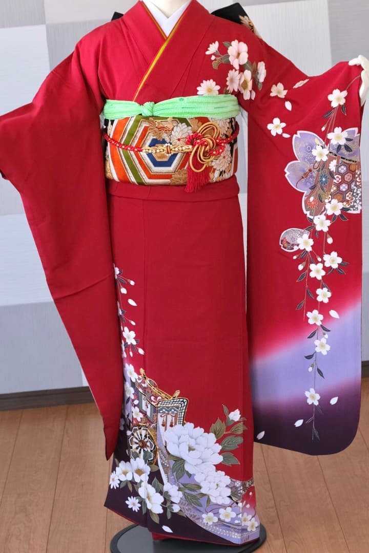結婚式振袖レンタル赤