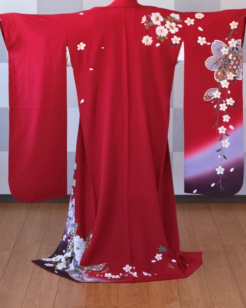 結婚式振袖レンタル赤