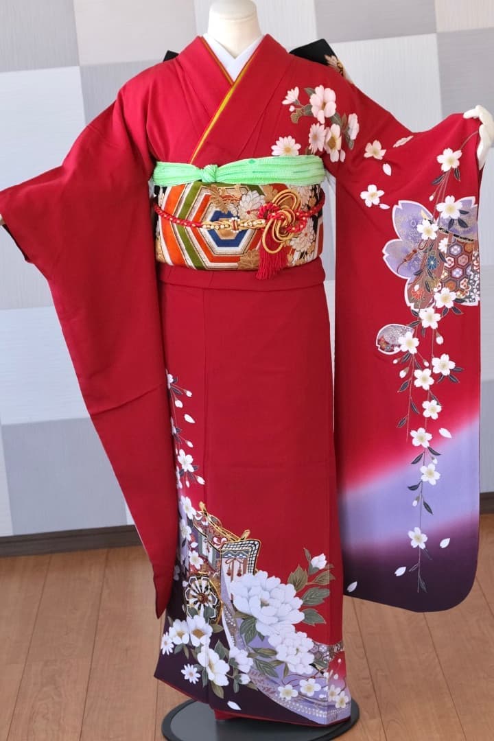 結婚式振袖レンタル赤