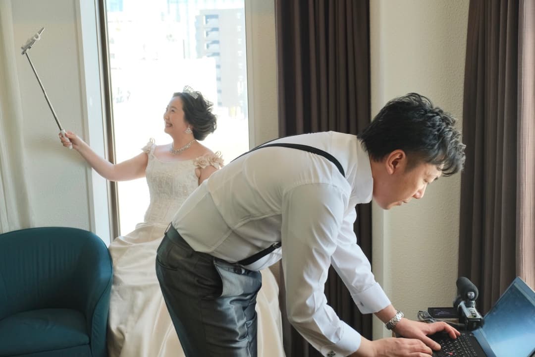 結婚式の花嫁様の写真
