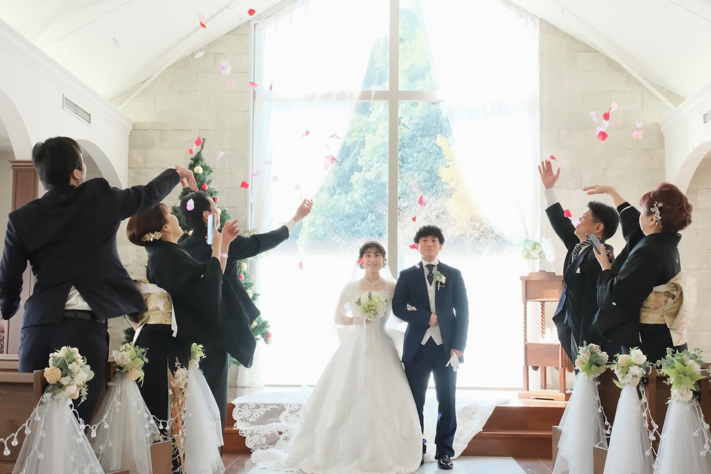 結婚式の写真