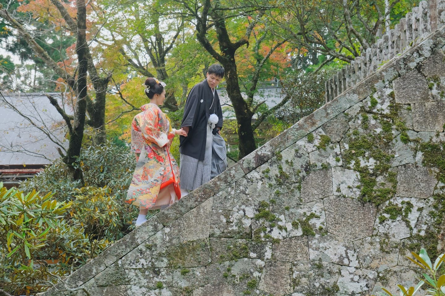 神社の結婚式で和装の花嫁