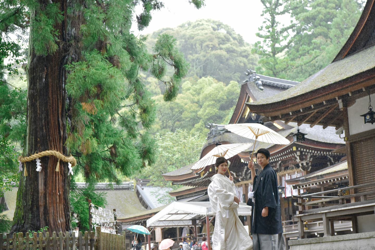 神社の結婚式で和装の花嫁