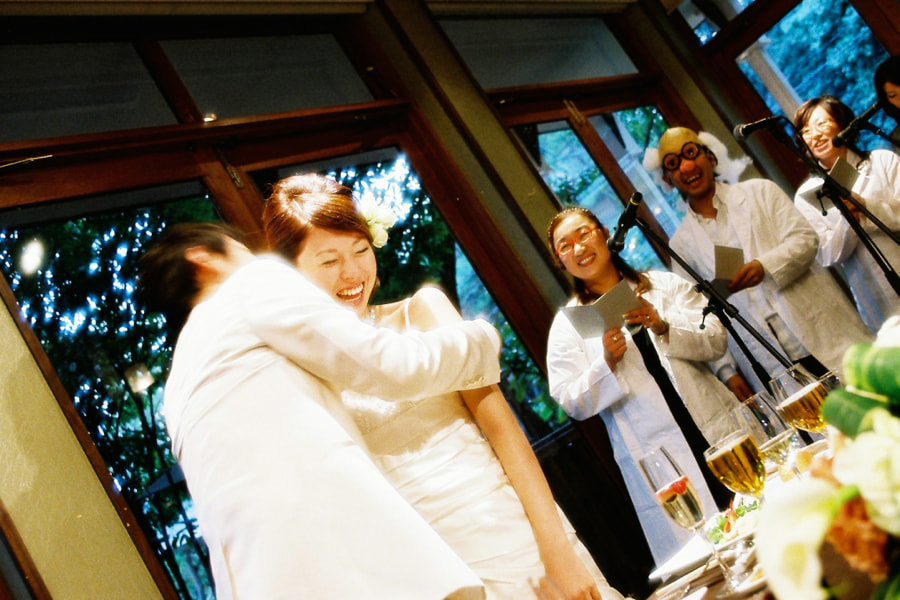 結婚式の写真