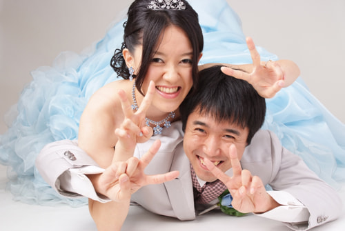 結婚式の写真